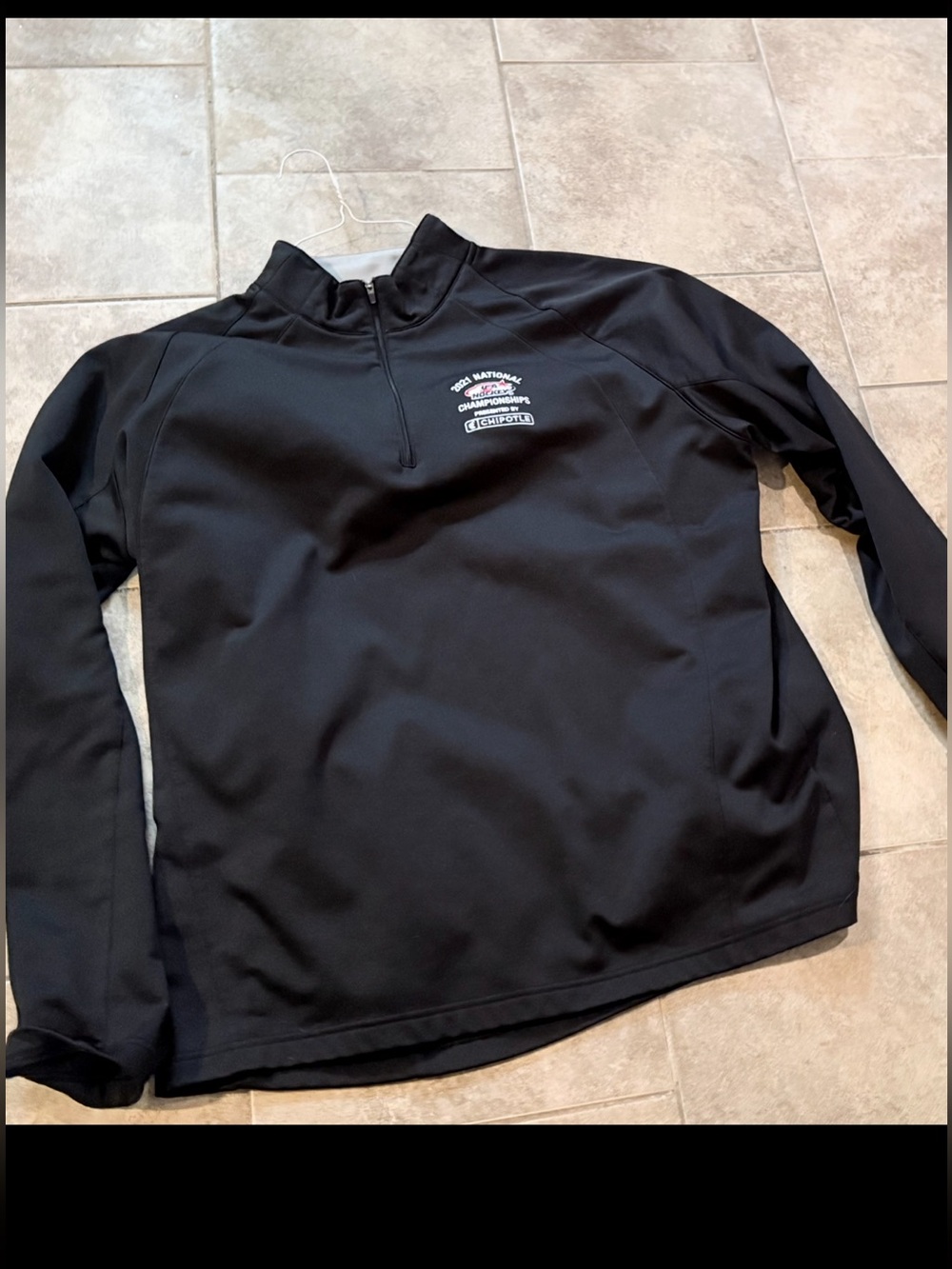2021 USA Hockey National Championship pullover Sport TeK Black Xl
